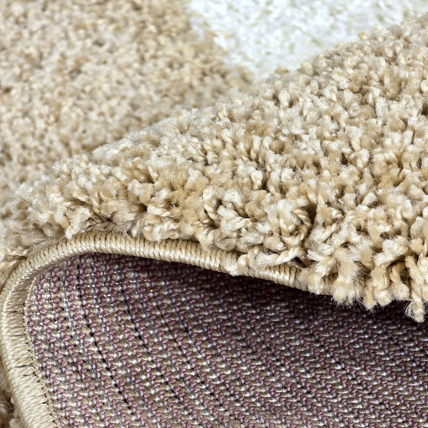 Tapetes redondos - Alsace (bege/branco/marrom)