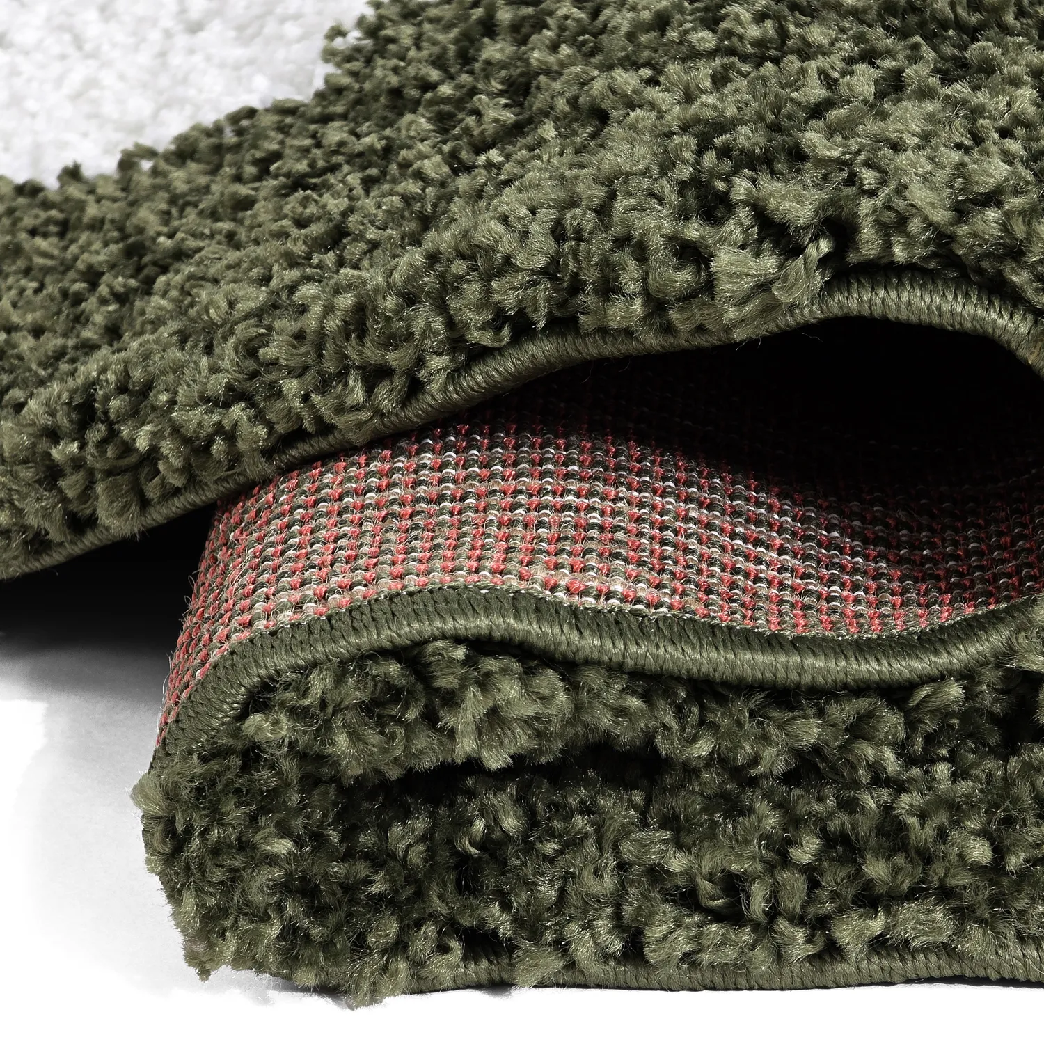 Tapetes redondos - Asilah (verde/branco)