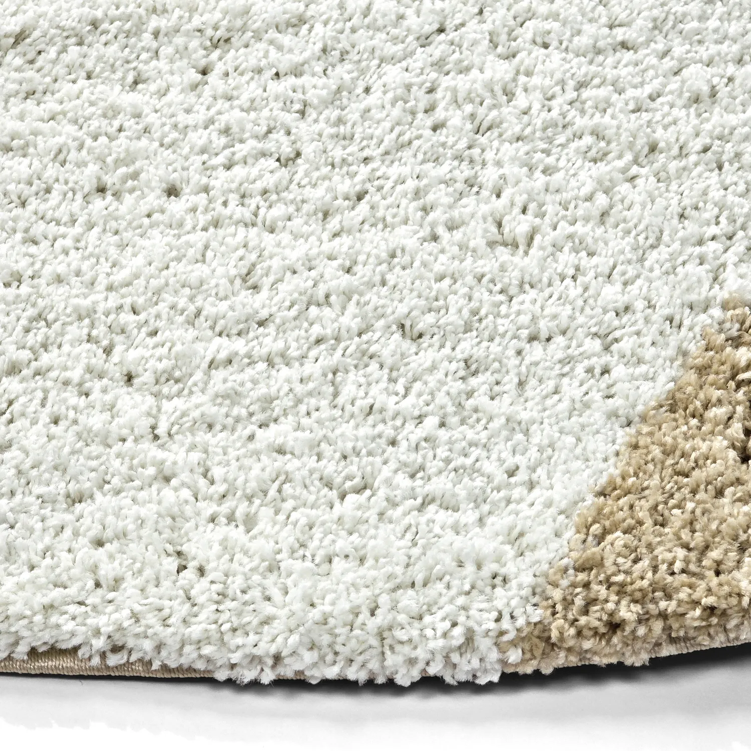 Tapetes redondos - Chiniot (marrom/bege/branco)