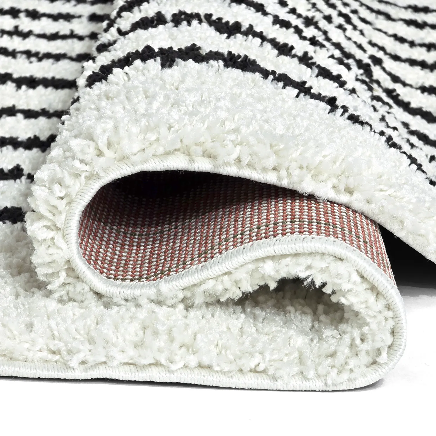 Tapetes redondos - Cluny (branco/preto)