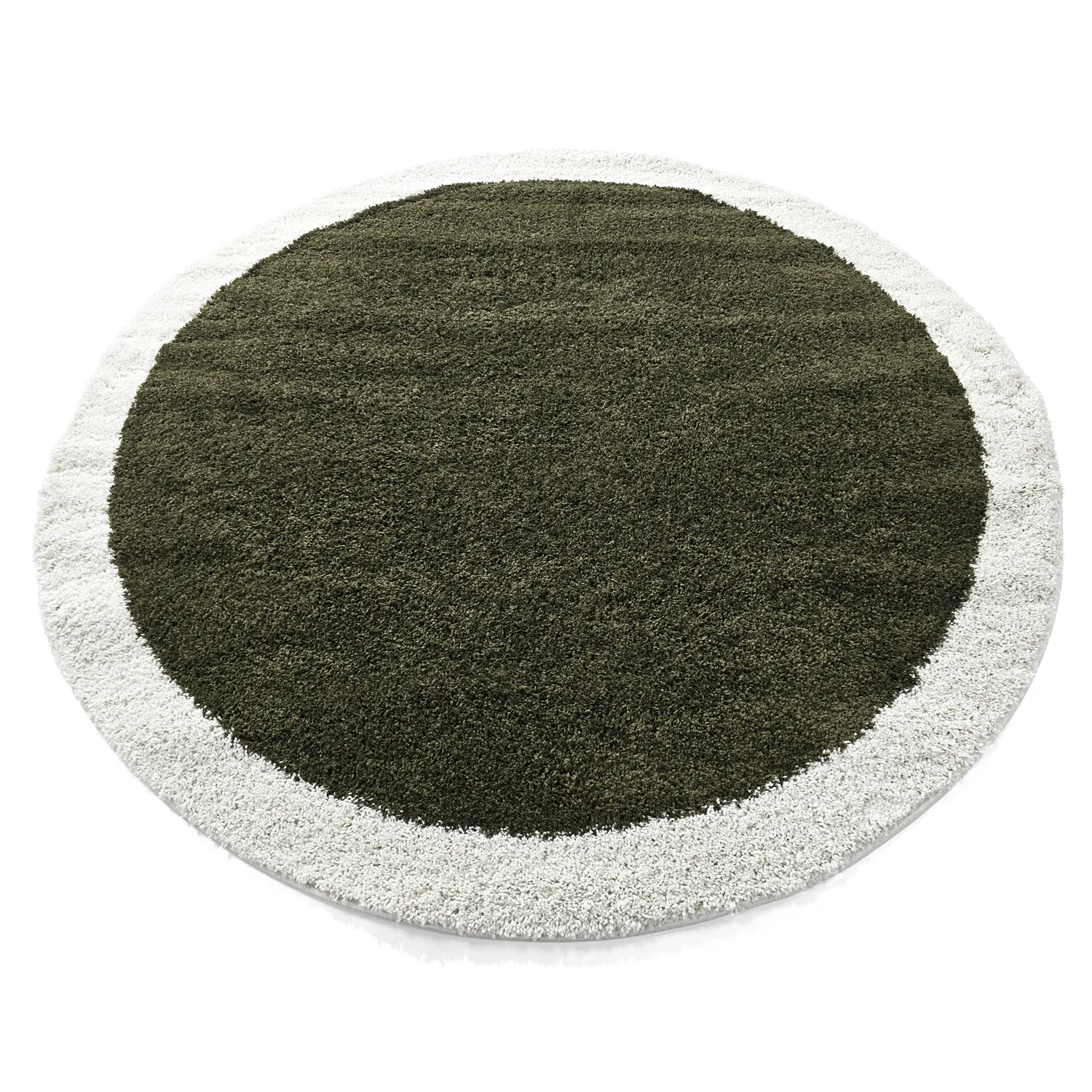 Tapetes redondos - Conques (verde/branco)