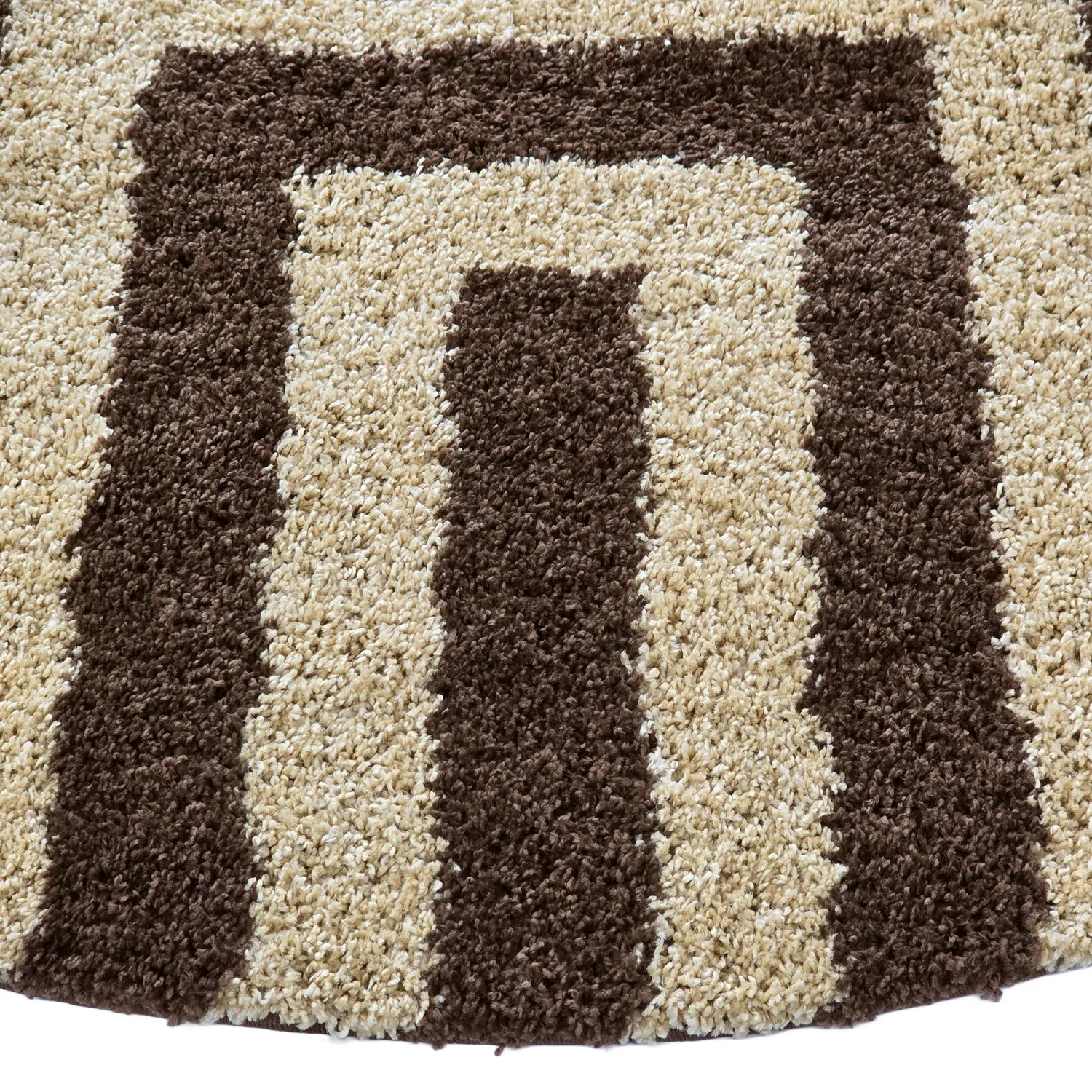 Tapetes redondos - Imilchil (bege/marrom)