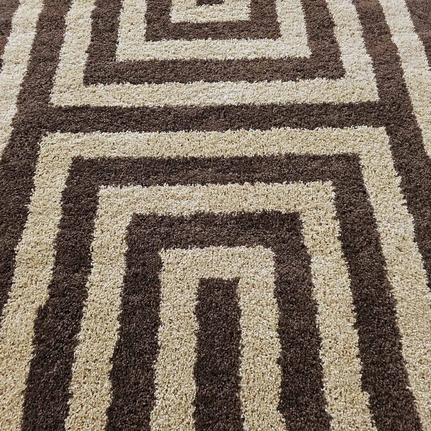 Tapetes redondos - Imilchil (bege/marrom)