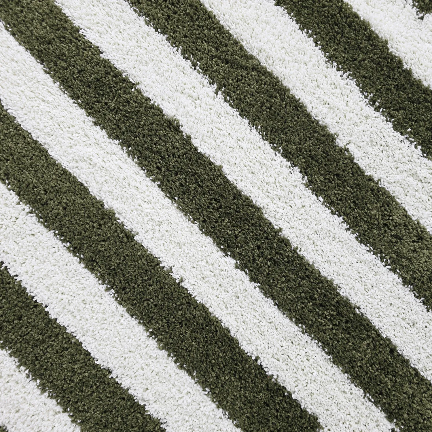 Tapetes redondos - Imilchil (branco/verde)