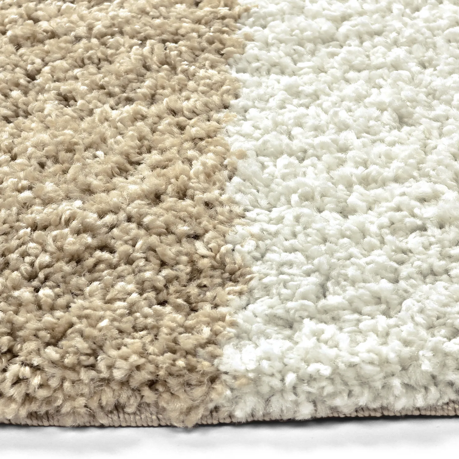 Tapetes redondos - Tamri (bege/branco)