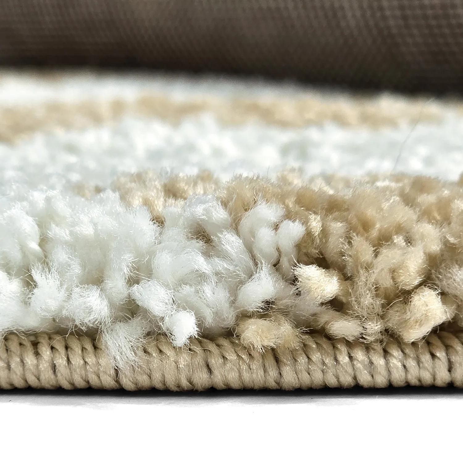 Tapetes redondos - Tamri (bege/branco)