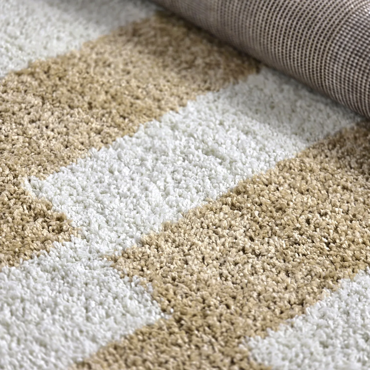 Tapetes redondos - Tamri (bege/branco)