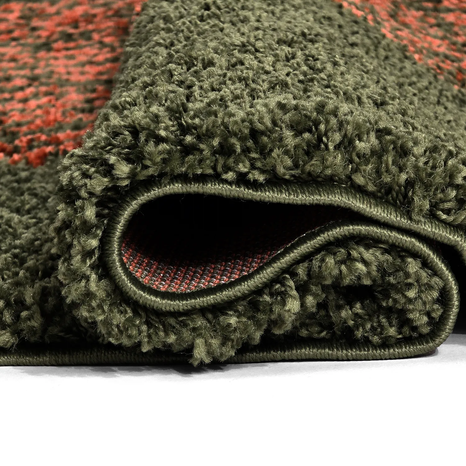 Tapetes redondos - Zagora (verde/laranja)