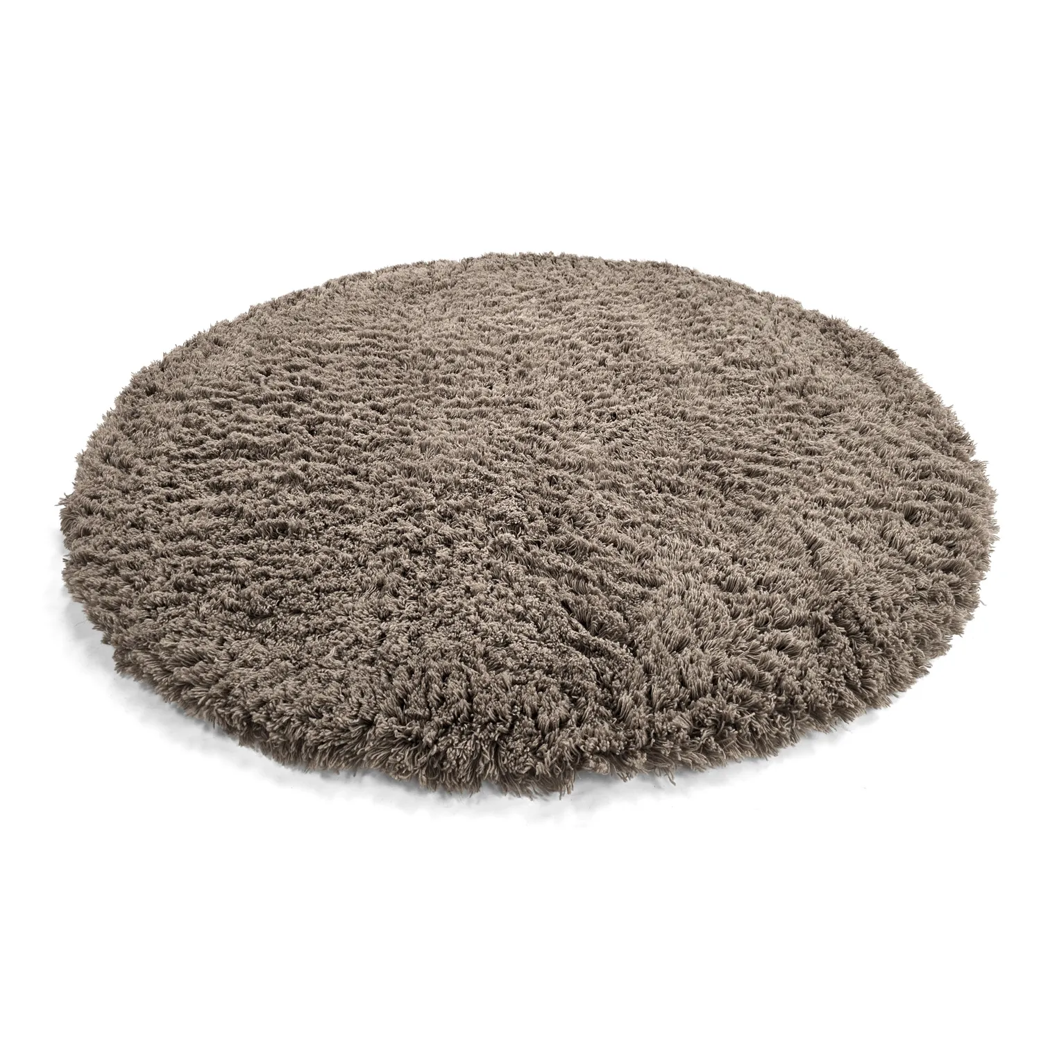 Tapete redondo - Aliste Wool Shaggy (marrom)
