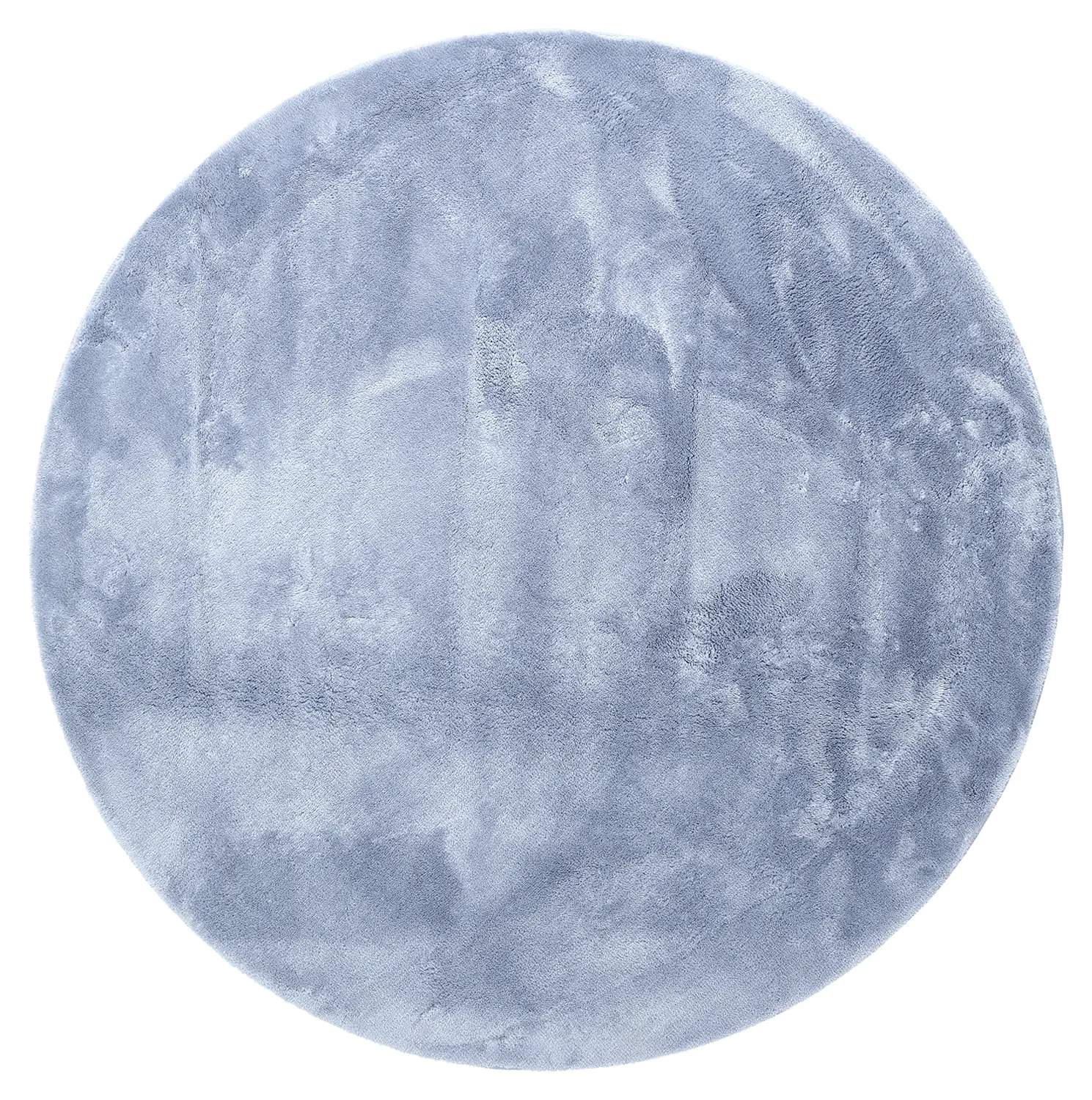 Tapetes redondos - Aranga Super Soft Fur (azul aço)