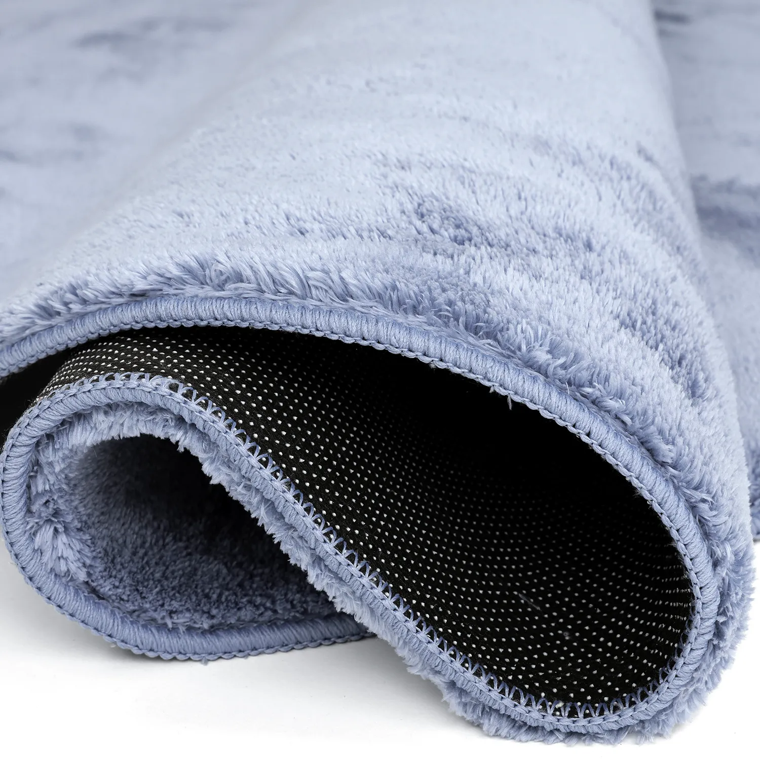 Tapetes redondos - Aranga Super Soft Fur (azul aço)