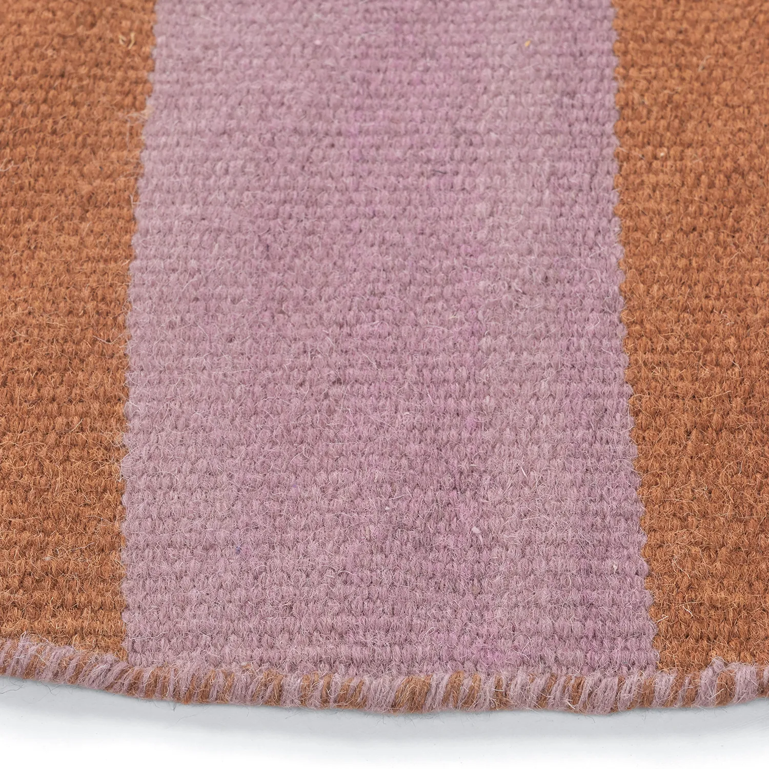 Tapete redondo - Garine (laranja/rosa)