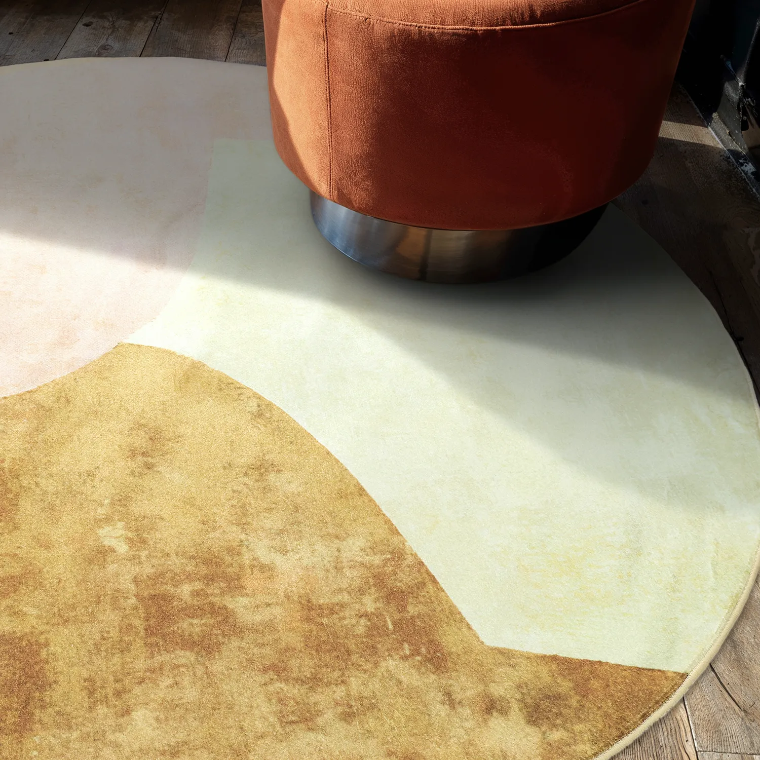 Tapete redondo - Lazio (bege/rosa)