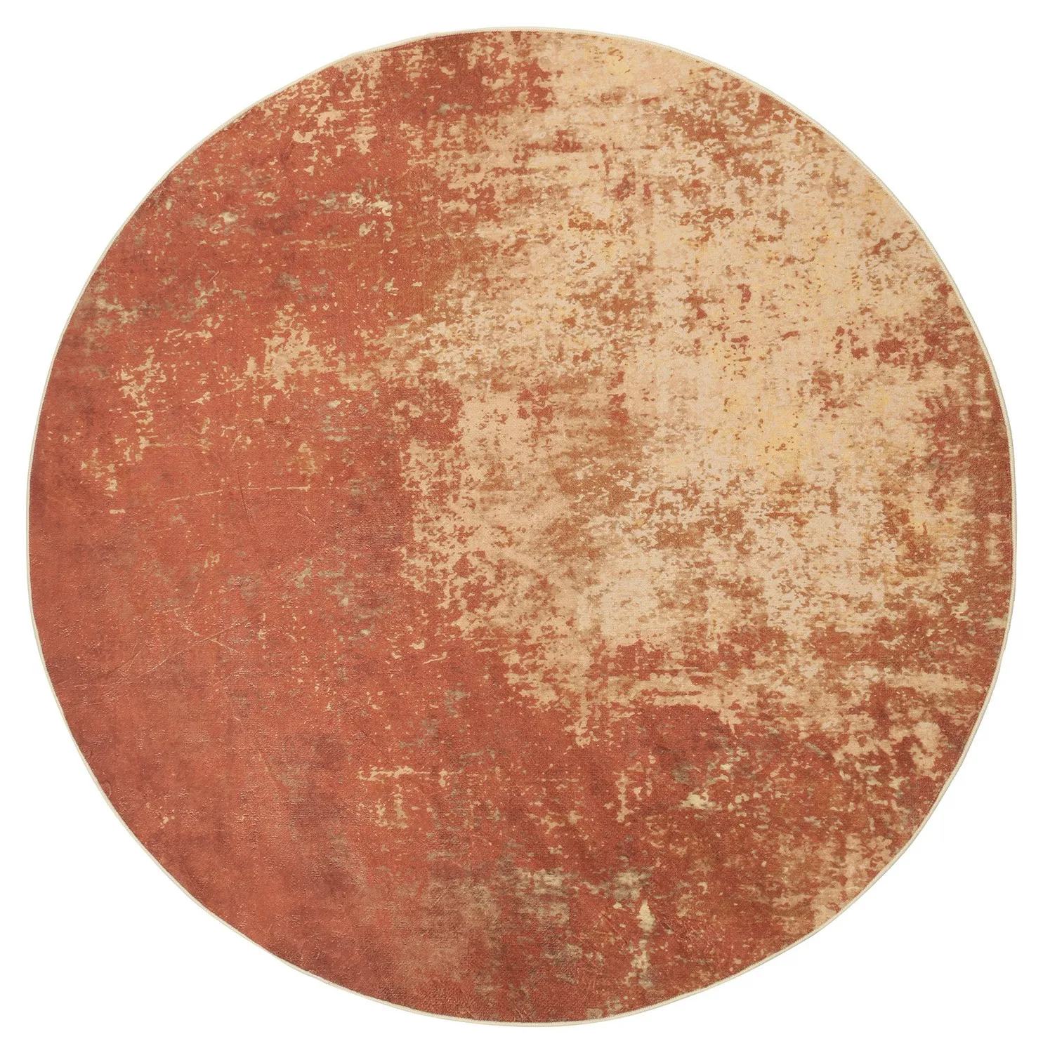 Tapete redondo - Lynton (terracota)