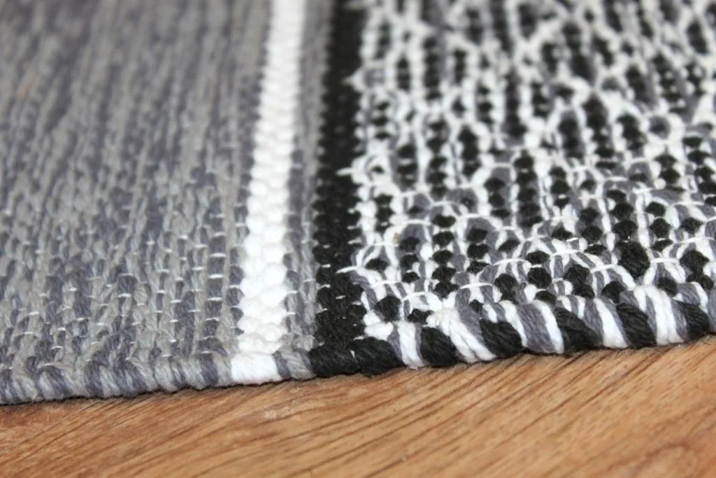 Trasmatta - Visby (svart-vit)