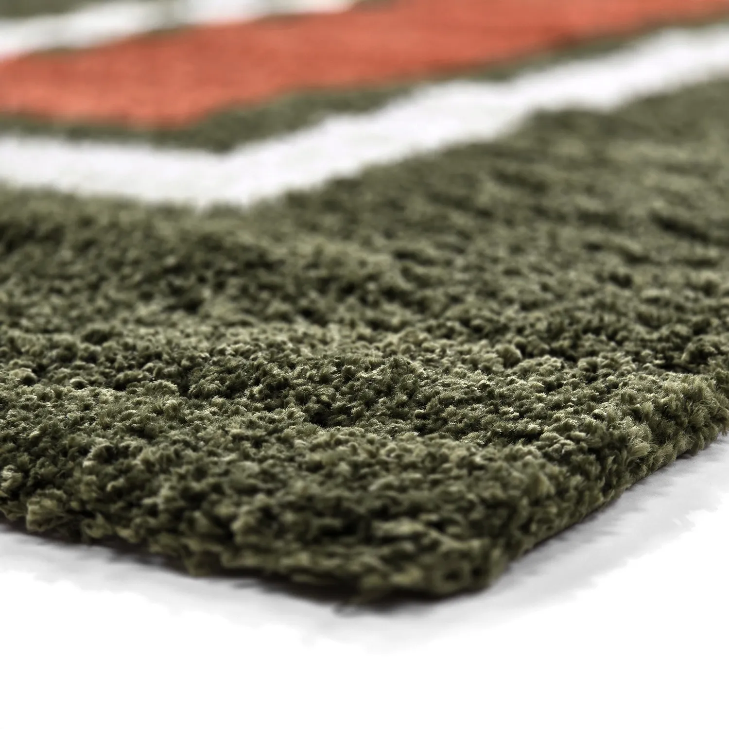 Tapetes felpudos - Alsace (verde/branco/laranja)