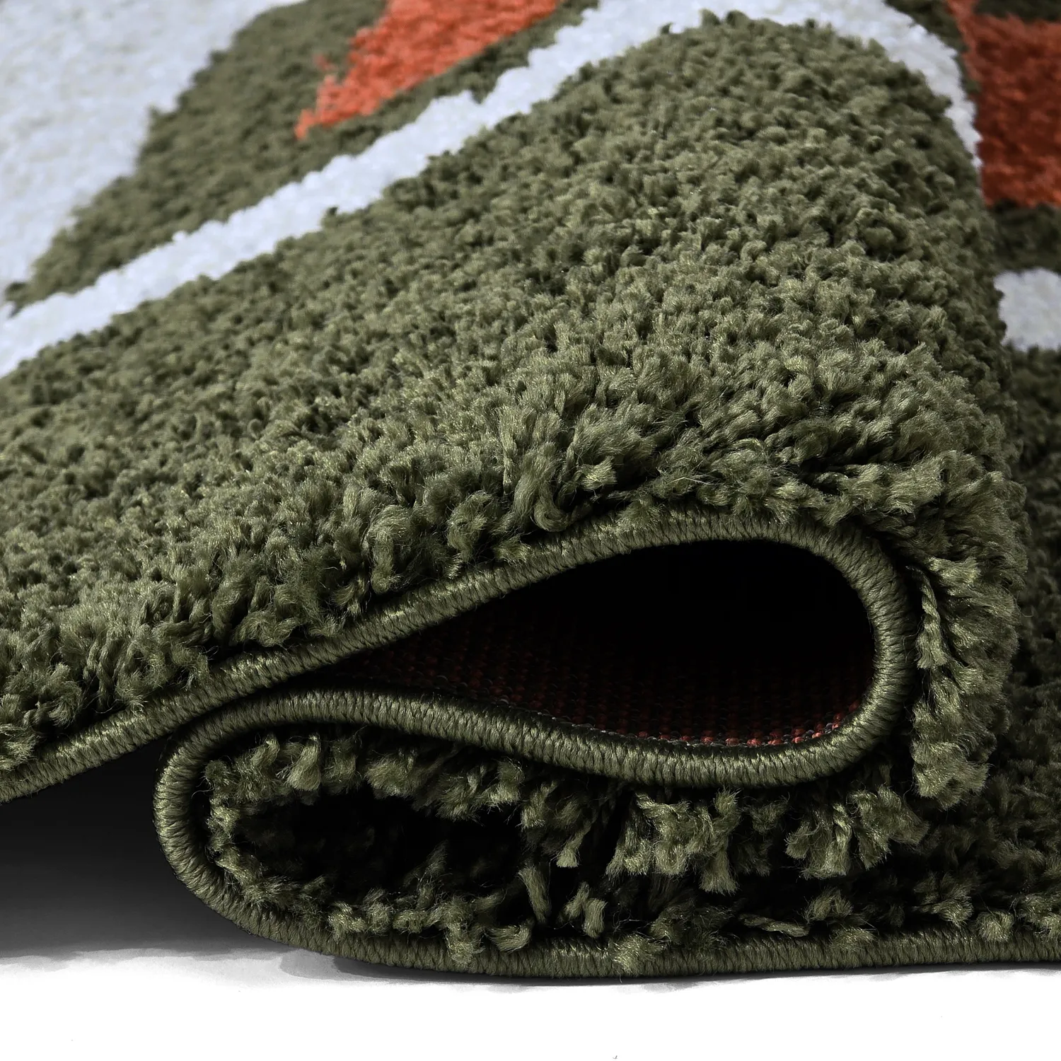 Tapetes felpudos - Alsace (verde/branco/laranja)