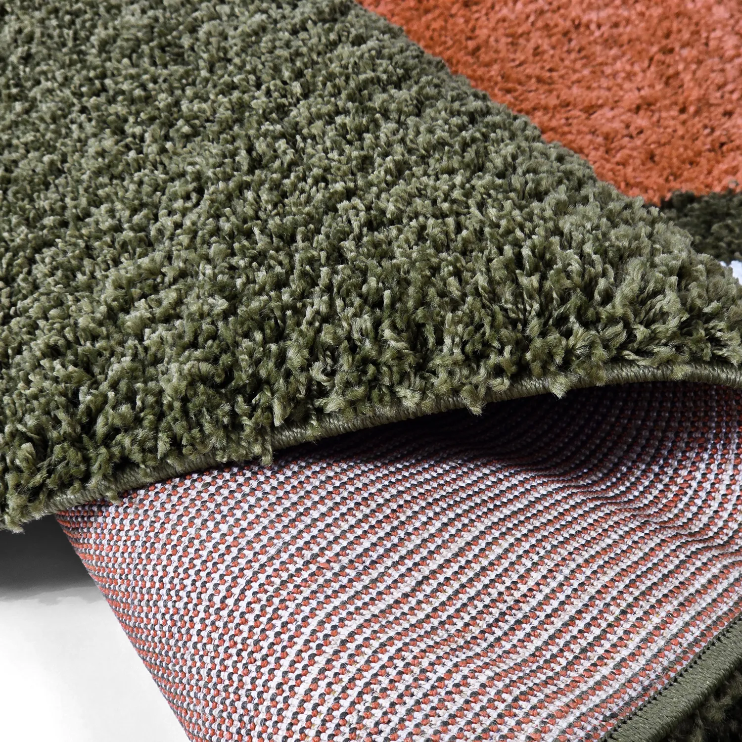 Tapetes felpudos - Alsace (verde/branco/laranja)