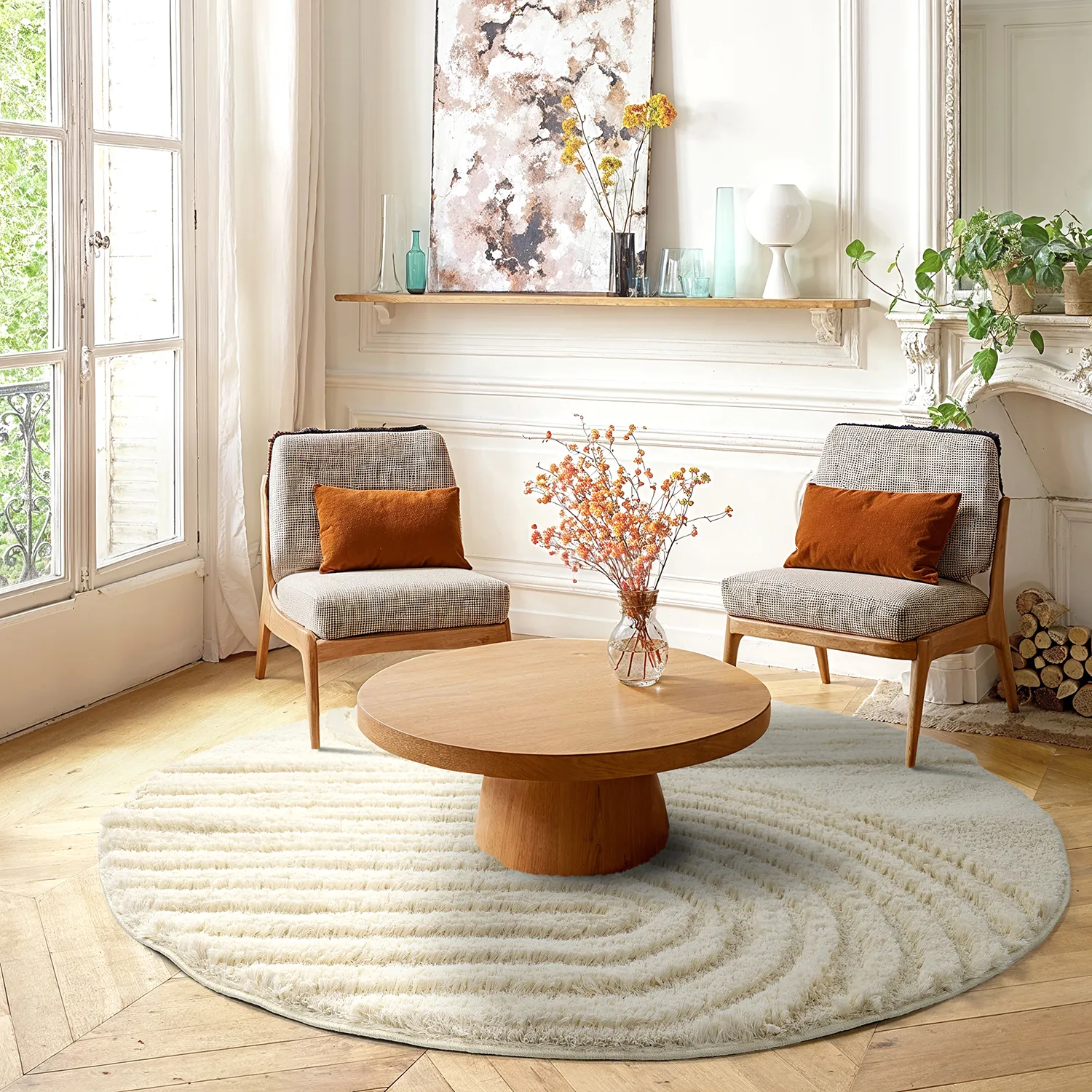 Tapetes redondos - Evora (offwhite)