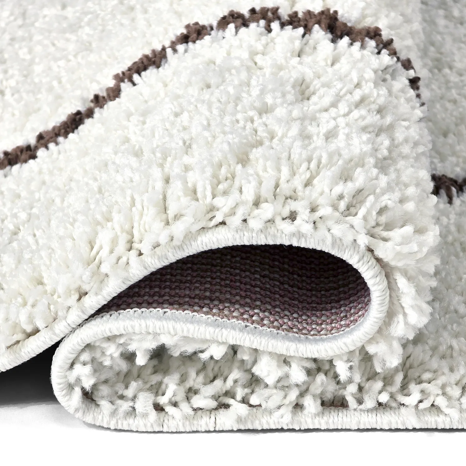 Tapetes felpudos - Eze (branco/marrom)