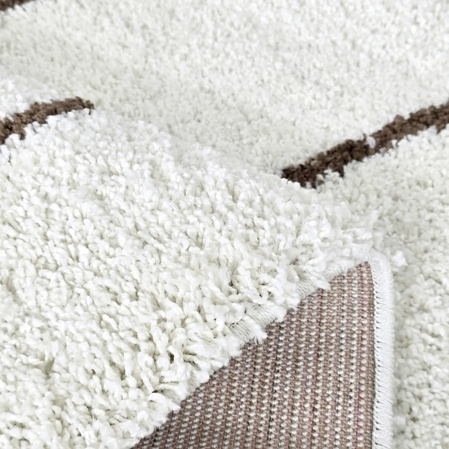 Tapetes felpudos - Eze (branco/marrom)