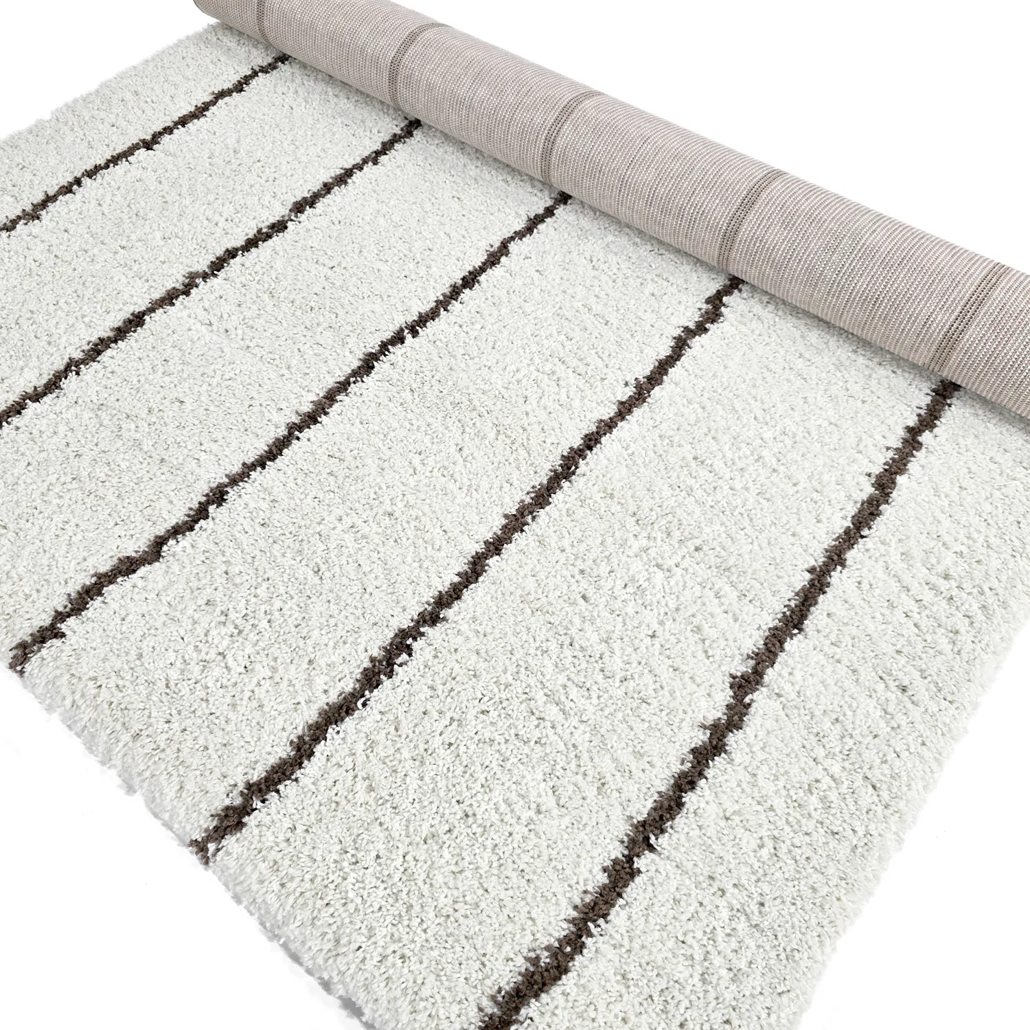 Tapetes felpudos - Eze (branco/marrom)