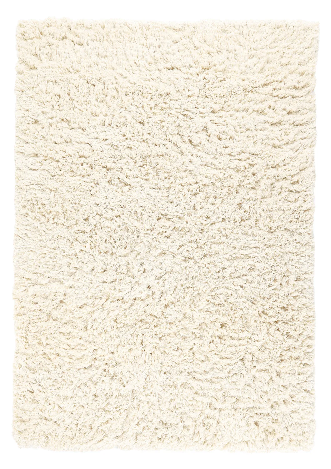 Tapetes felpudos - Fassale Hand Woven Wool Shaggy (branco)