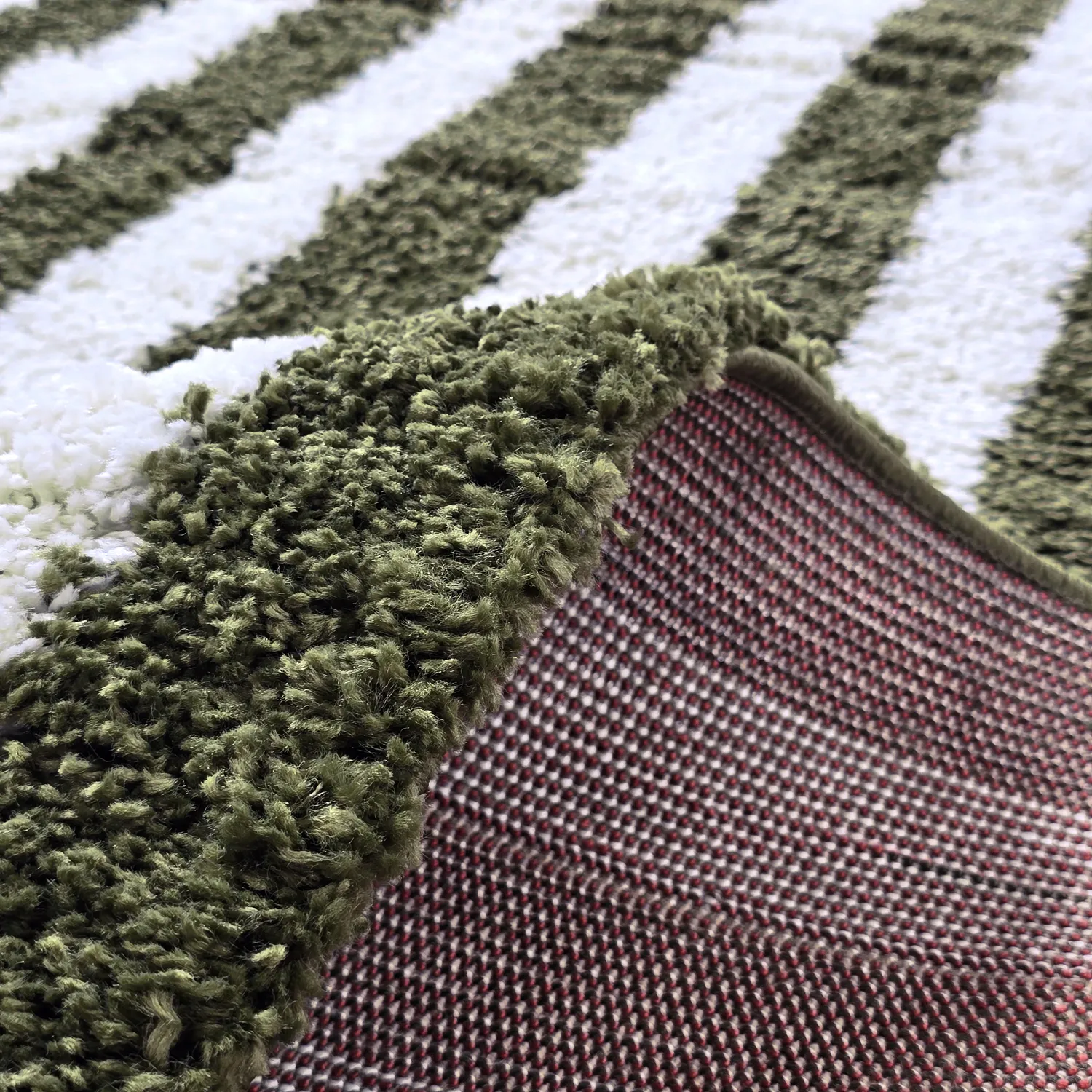 Tapetes felpudos - Imilchil (branco/verde)