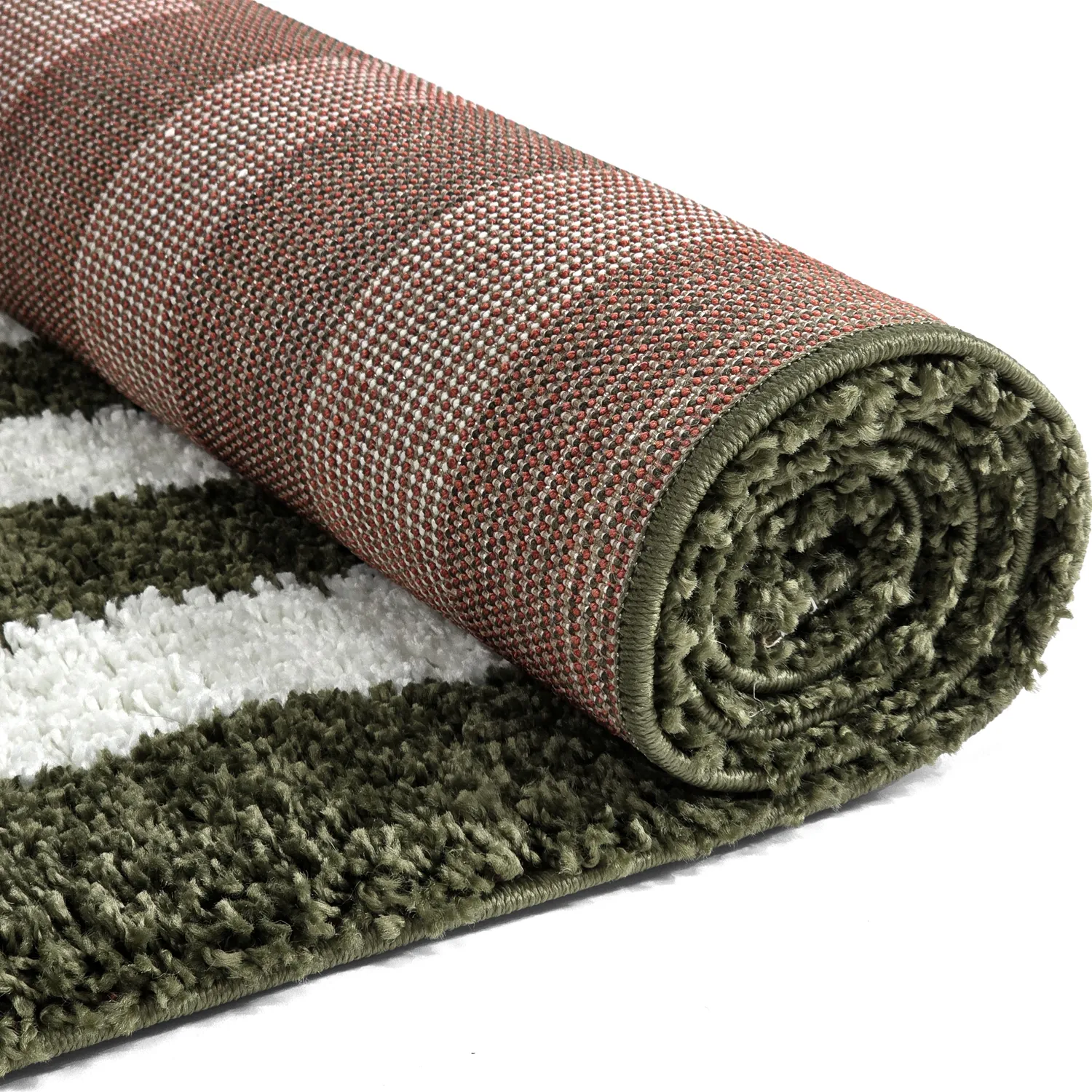 Tapetes felpudos - Imilchil (branco/verde)