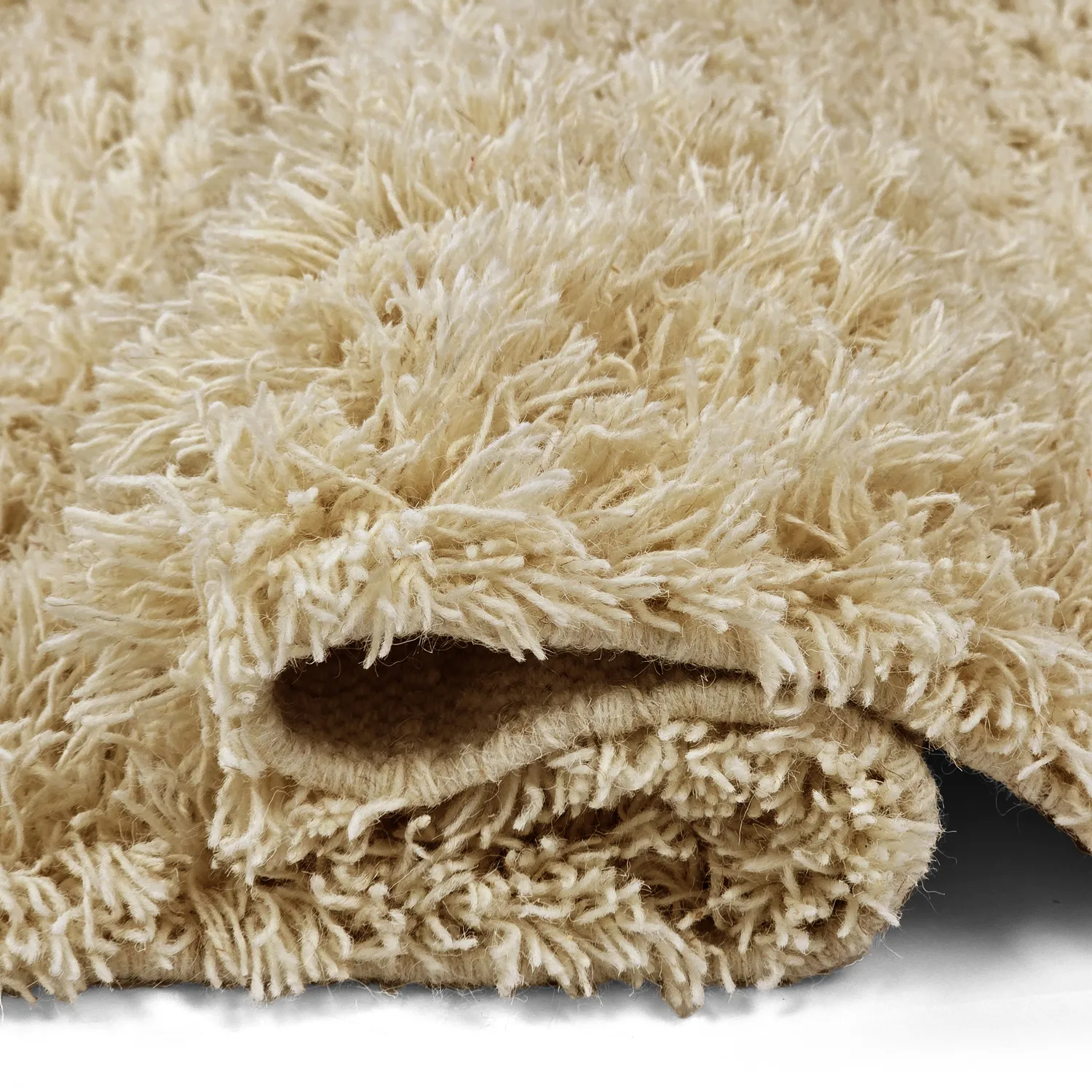 Tapetes felpudos - Melilla Hand Woven Wool Shaggy (natureza)