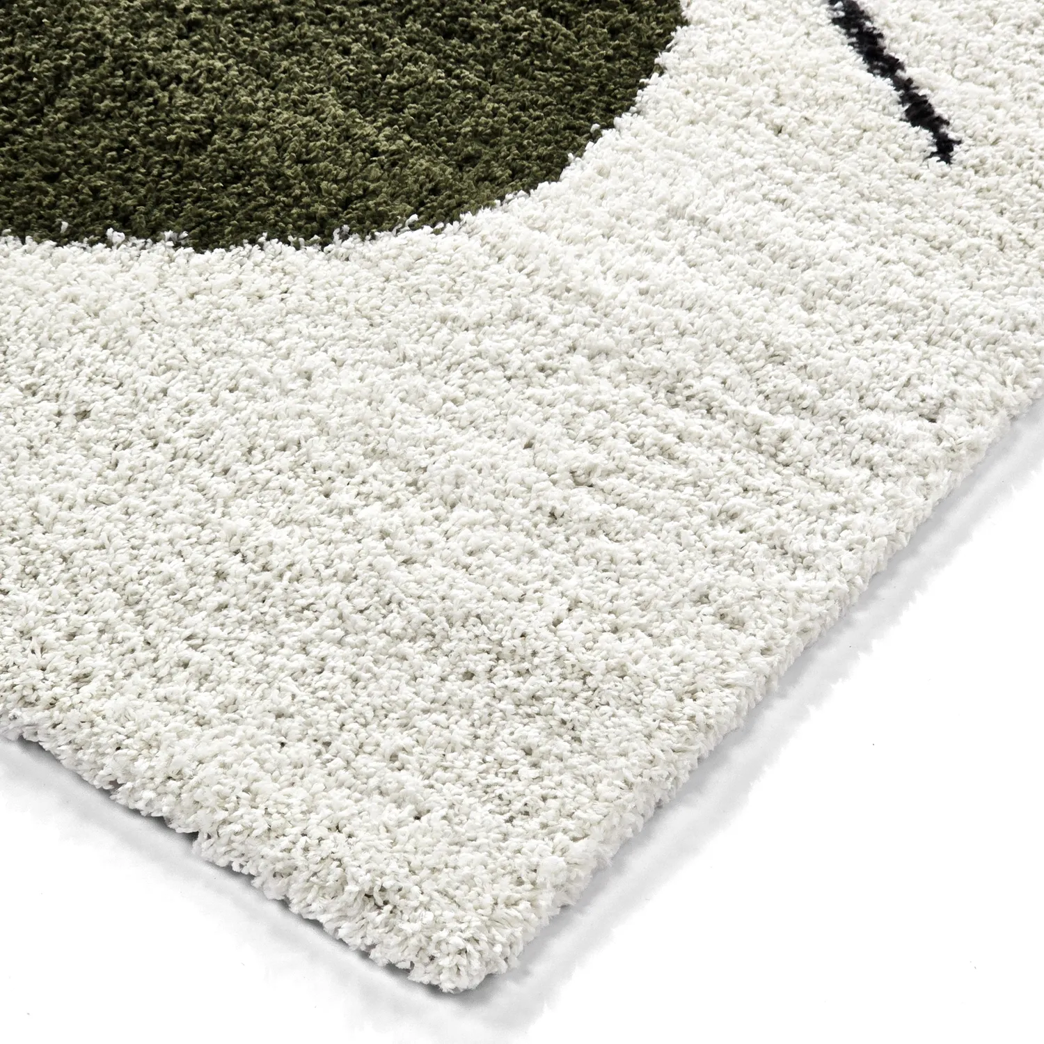 Tapetes felpudos - Sanghar (branco/laranja/verde)