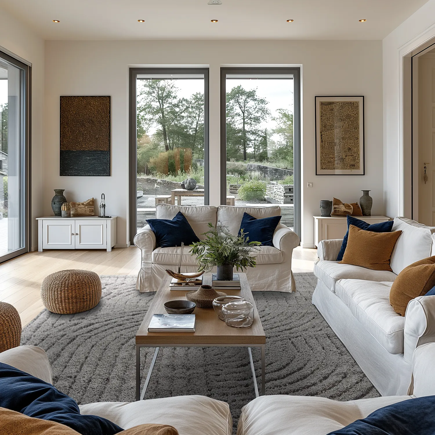 Tapetes felpudos - Wendy (cinza)