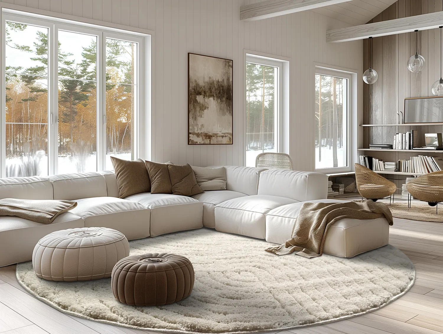 Tapetes redondos - Wendy (offwhite)