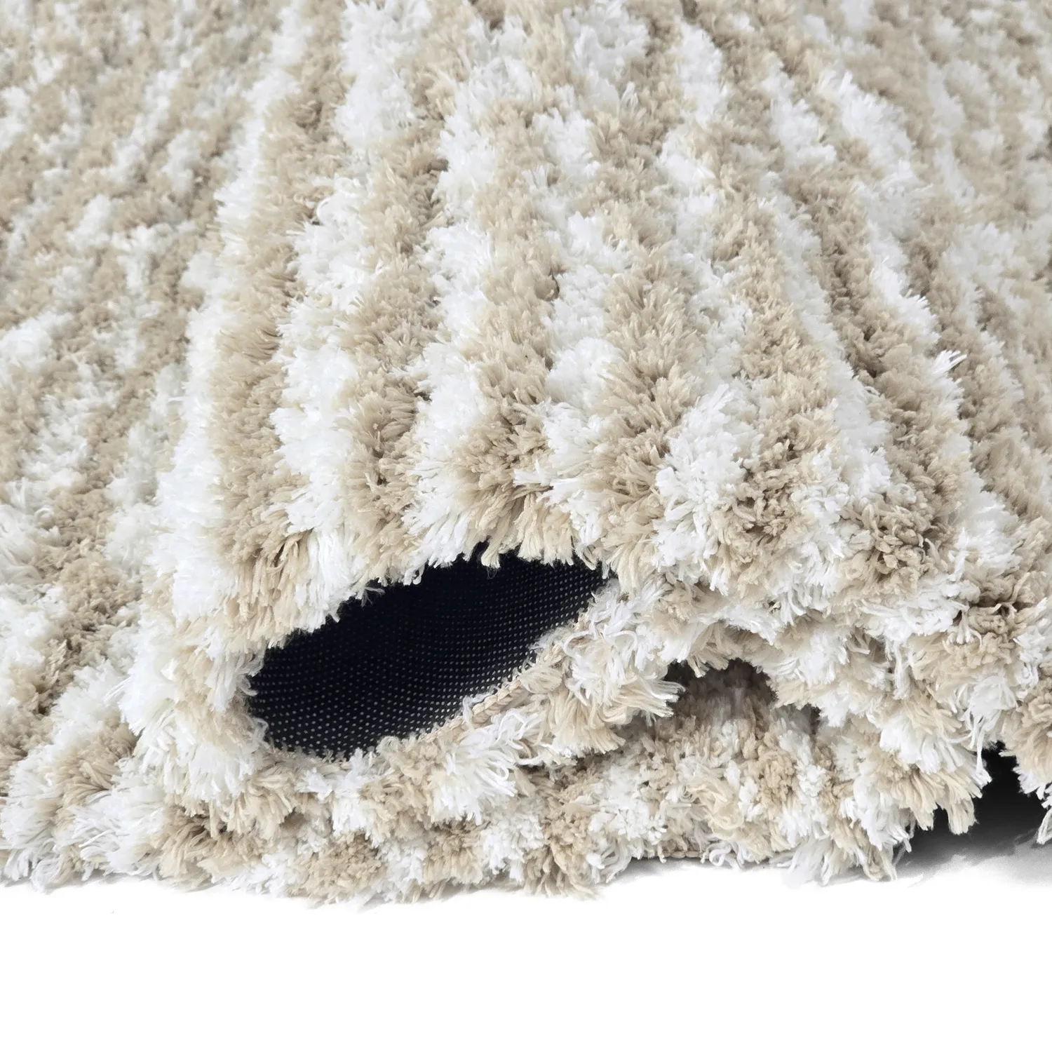 Tapetes felpudos - Aden (bege/branco)