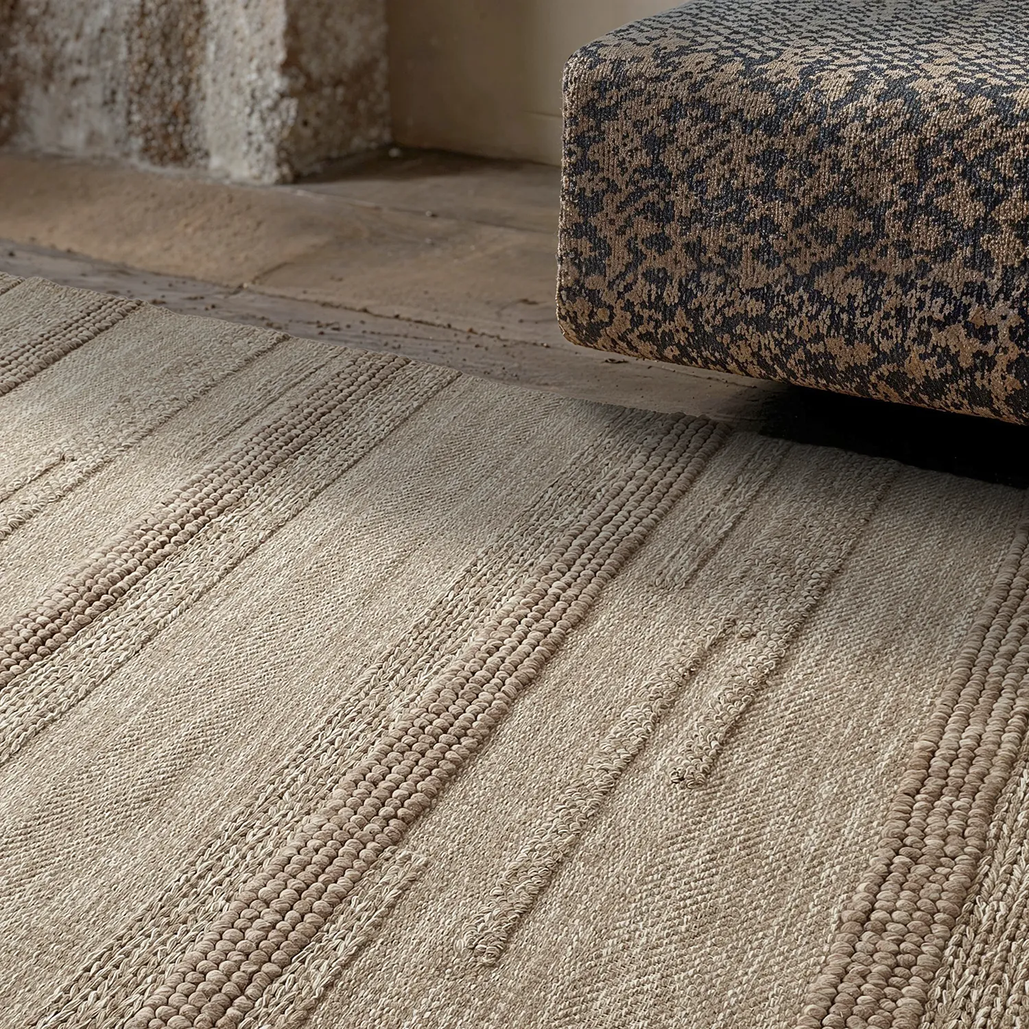 Tapete de lã - Almaty (bege)