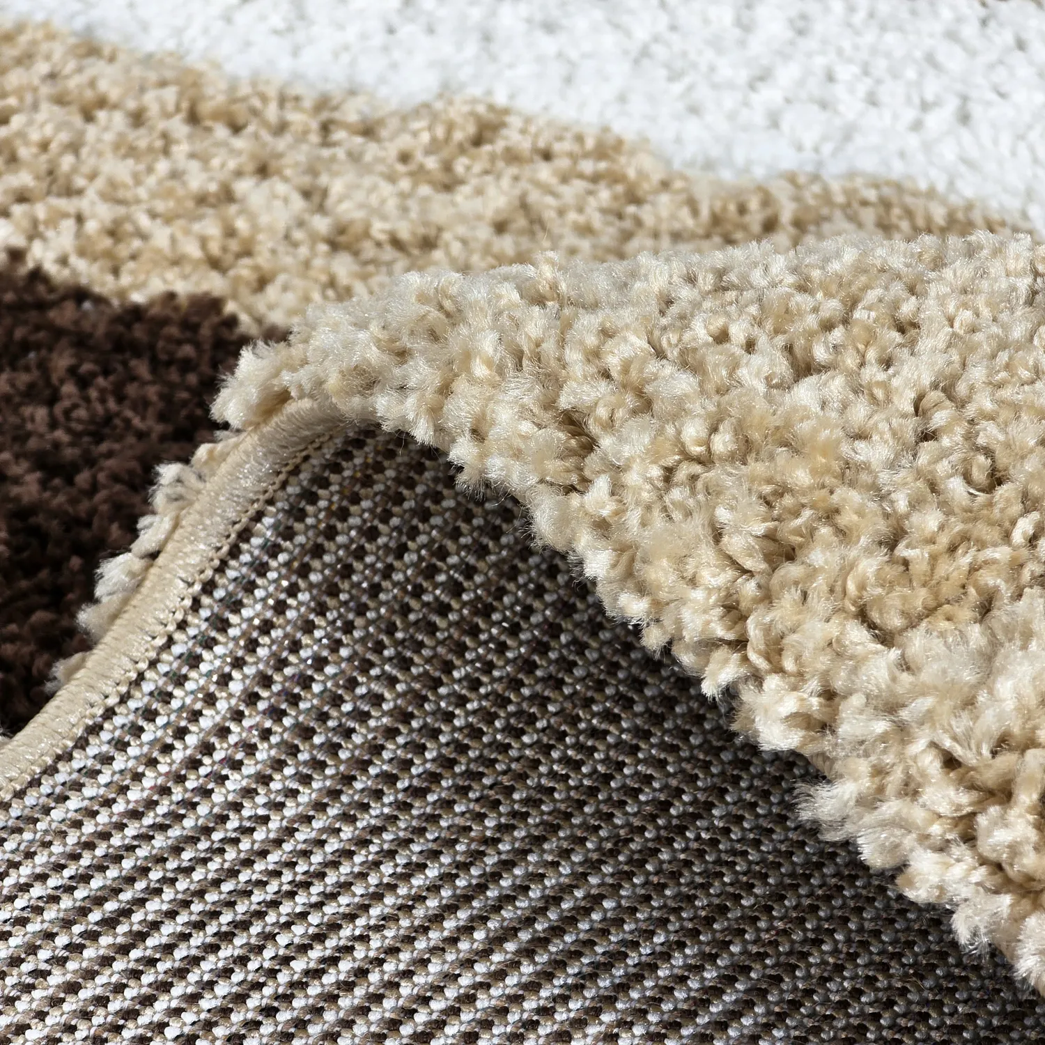 Tapetes felpudos - Alsace (bege/branco/marrom)