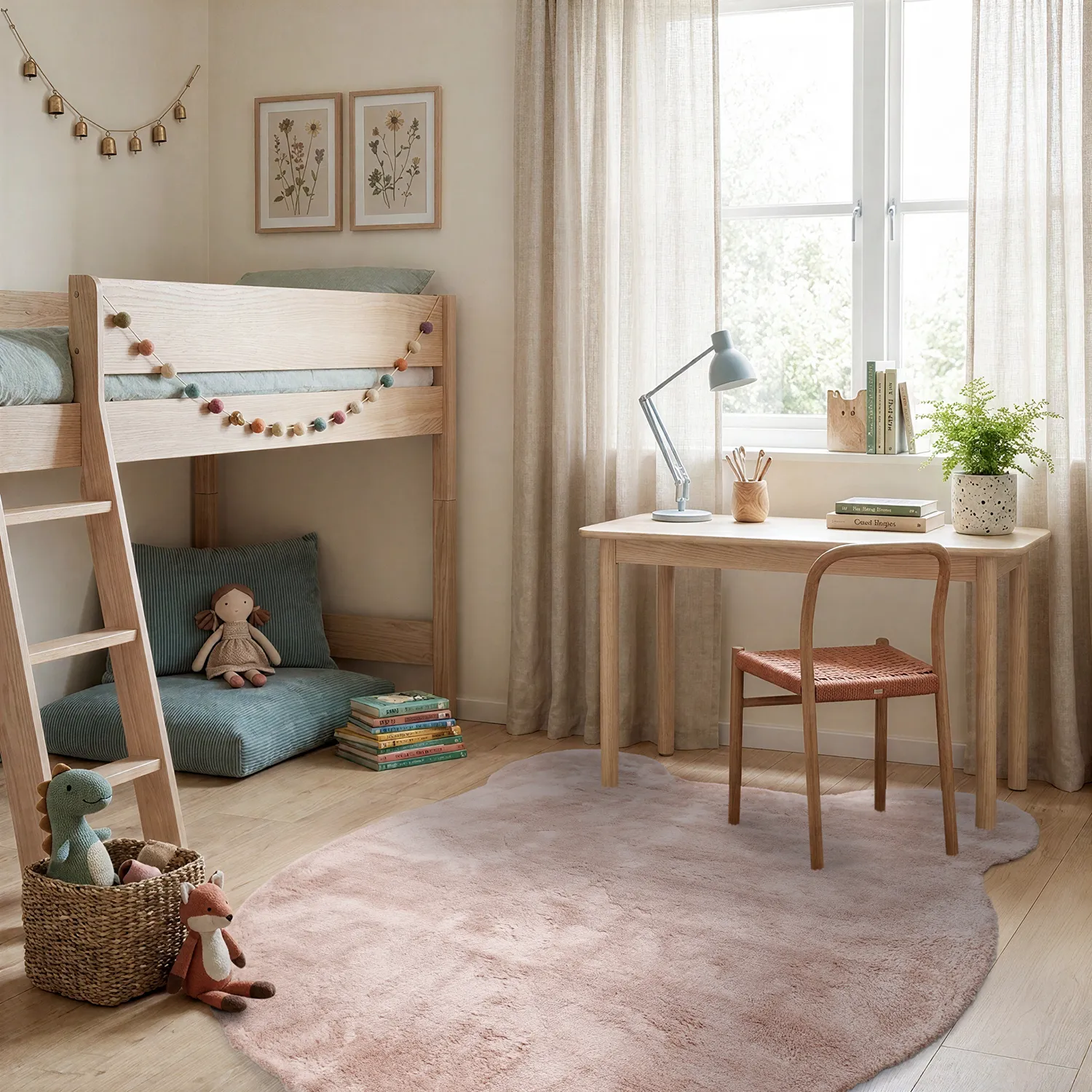 Tapete Infantil - Aranga Super Soft Bear (rosa)
