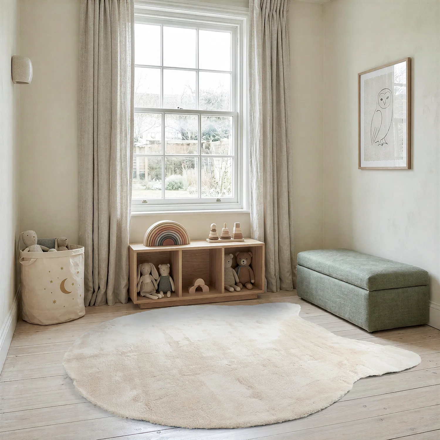 Tapete Infantil - Aranga Super Soft Cat (bege)