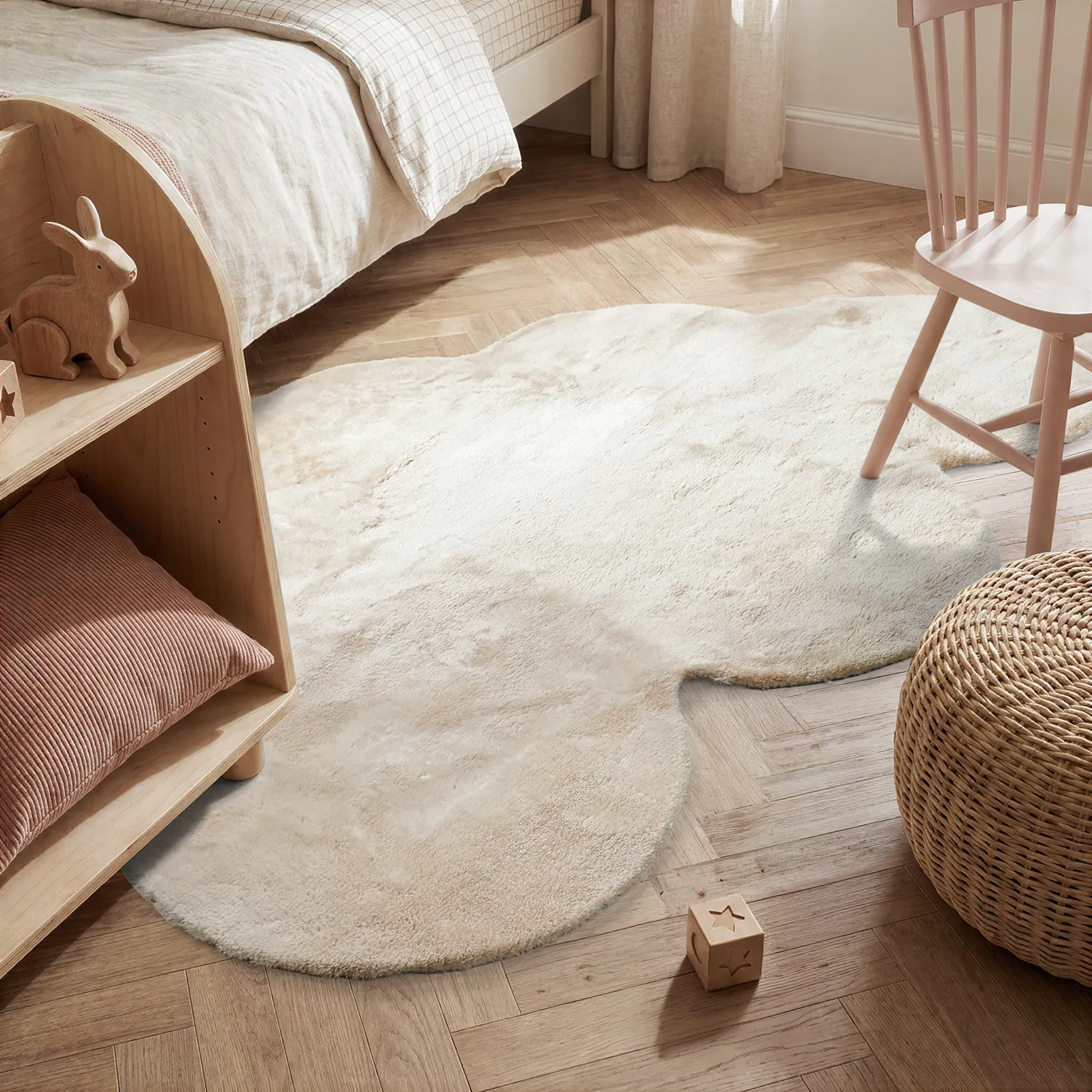 Tapete Infantil - Aranga Super Soft Cloud (bege)