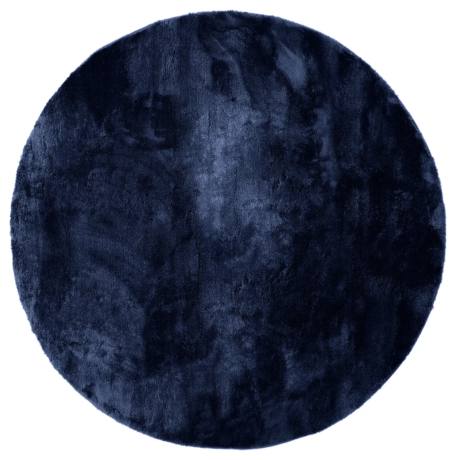 Tapetes redondos - Aranga Super Soft Fur (azul escuro)
