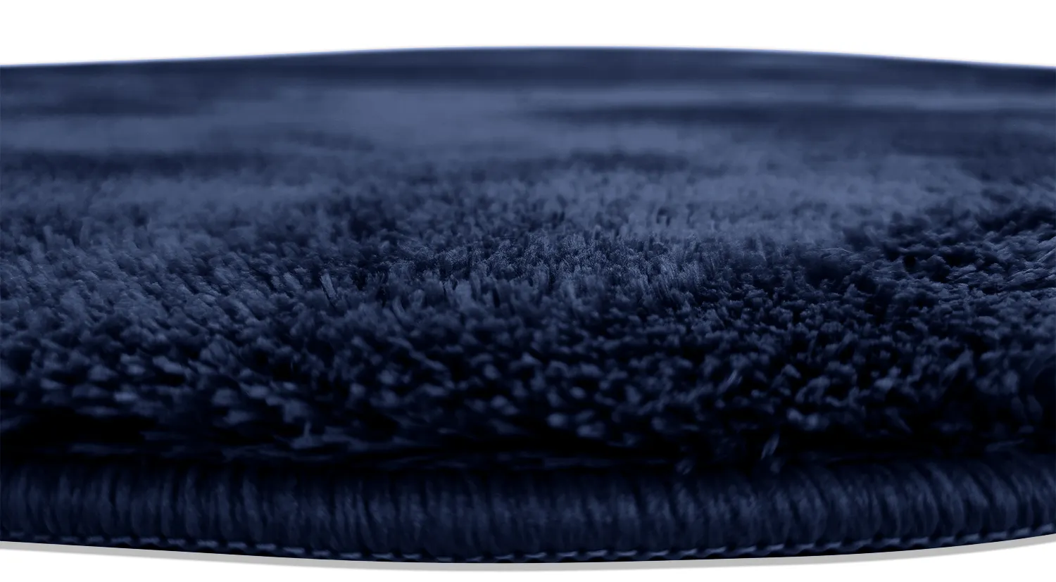 Tapetes redondos - Aranga Super Soft Fur (azul escuro)
