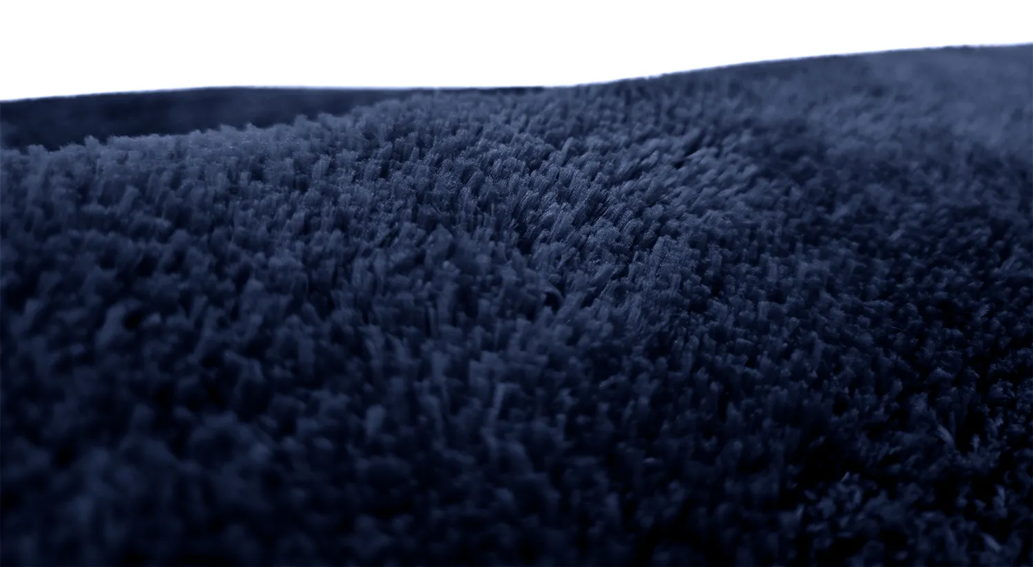 Tapetes redondos - Aranga Super Soft Fur (azul escuro)