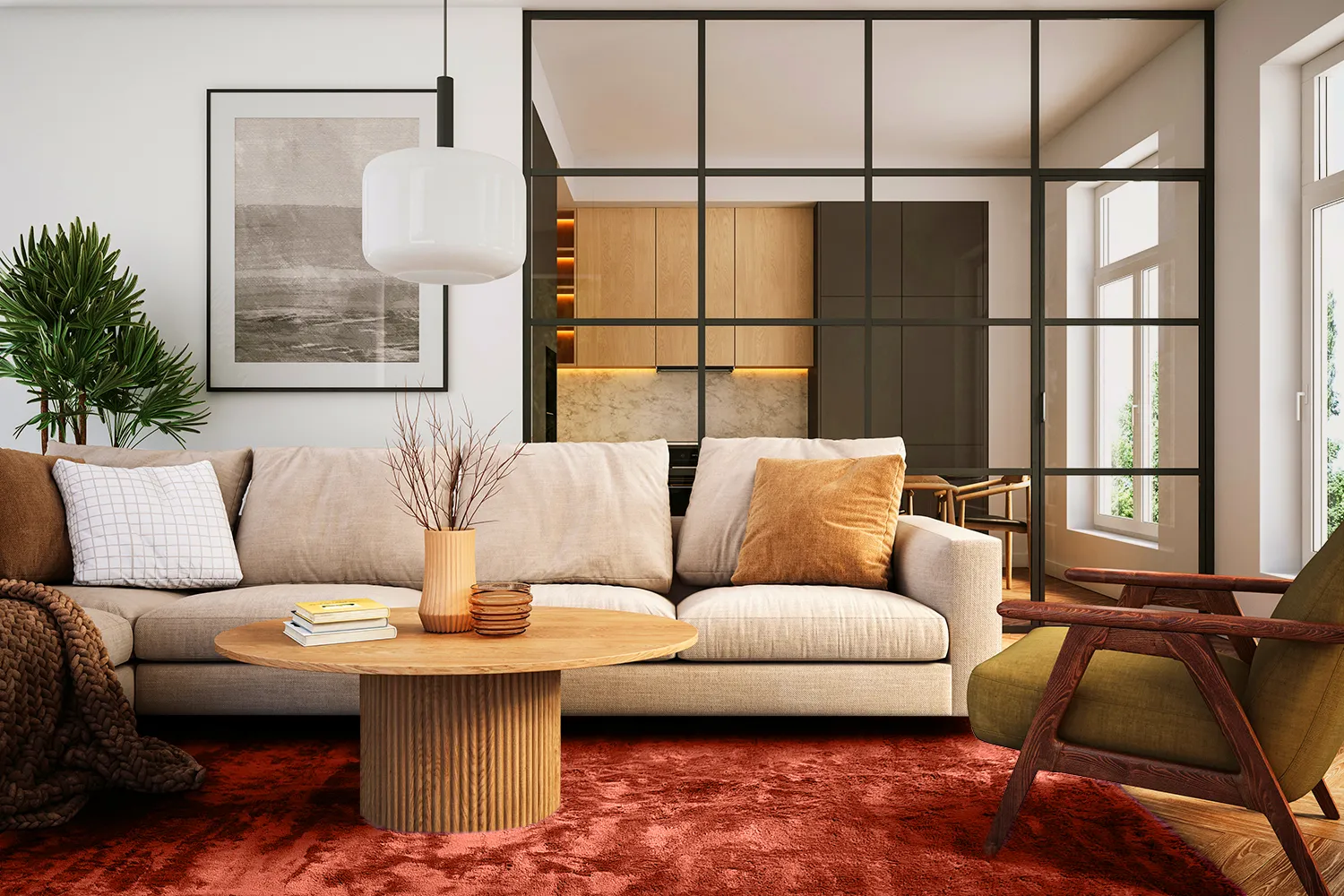 Tapetes felpudos - Aranga Super Soft Fur (vermelho)