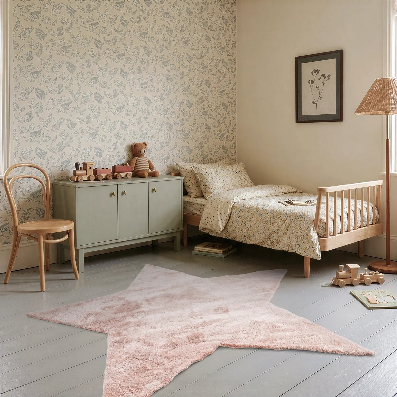 Tapete Infantil - Aranga Super Soft Star (rosa)