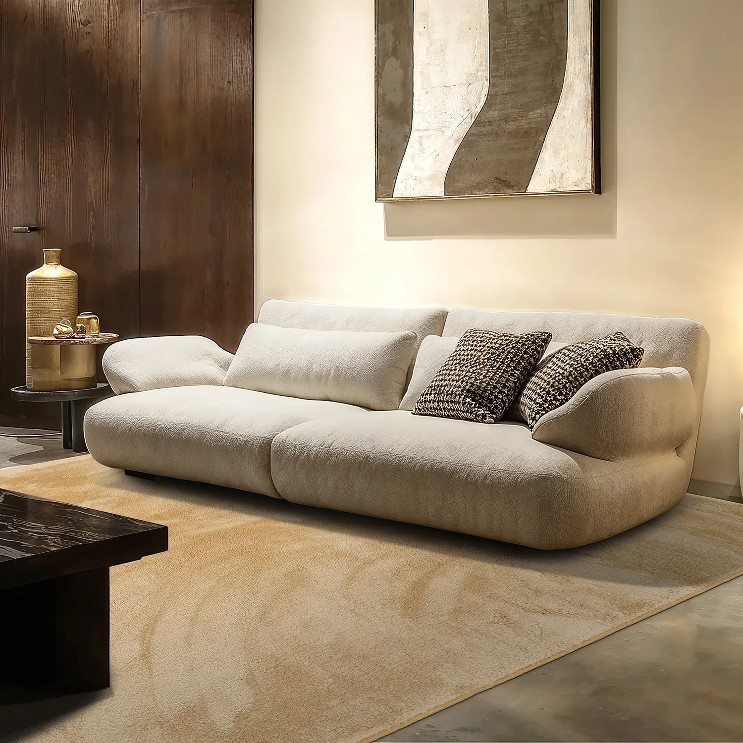 Tapetes felpudos - Aranga Super Soft Fur (bege escuro)