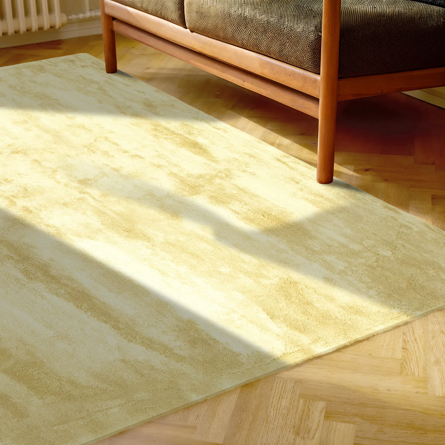 Tapetes felpudos - Aranga Super Soft Fur (amarelo claro)