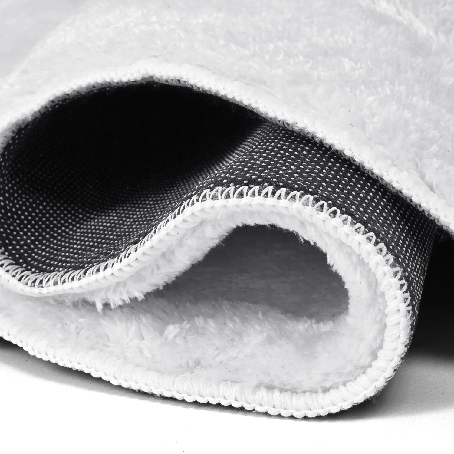 Tapete shaggy ondulado - Aranga Super Soft Fur (branco)