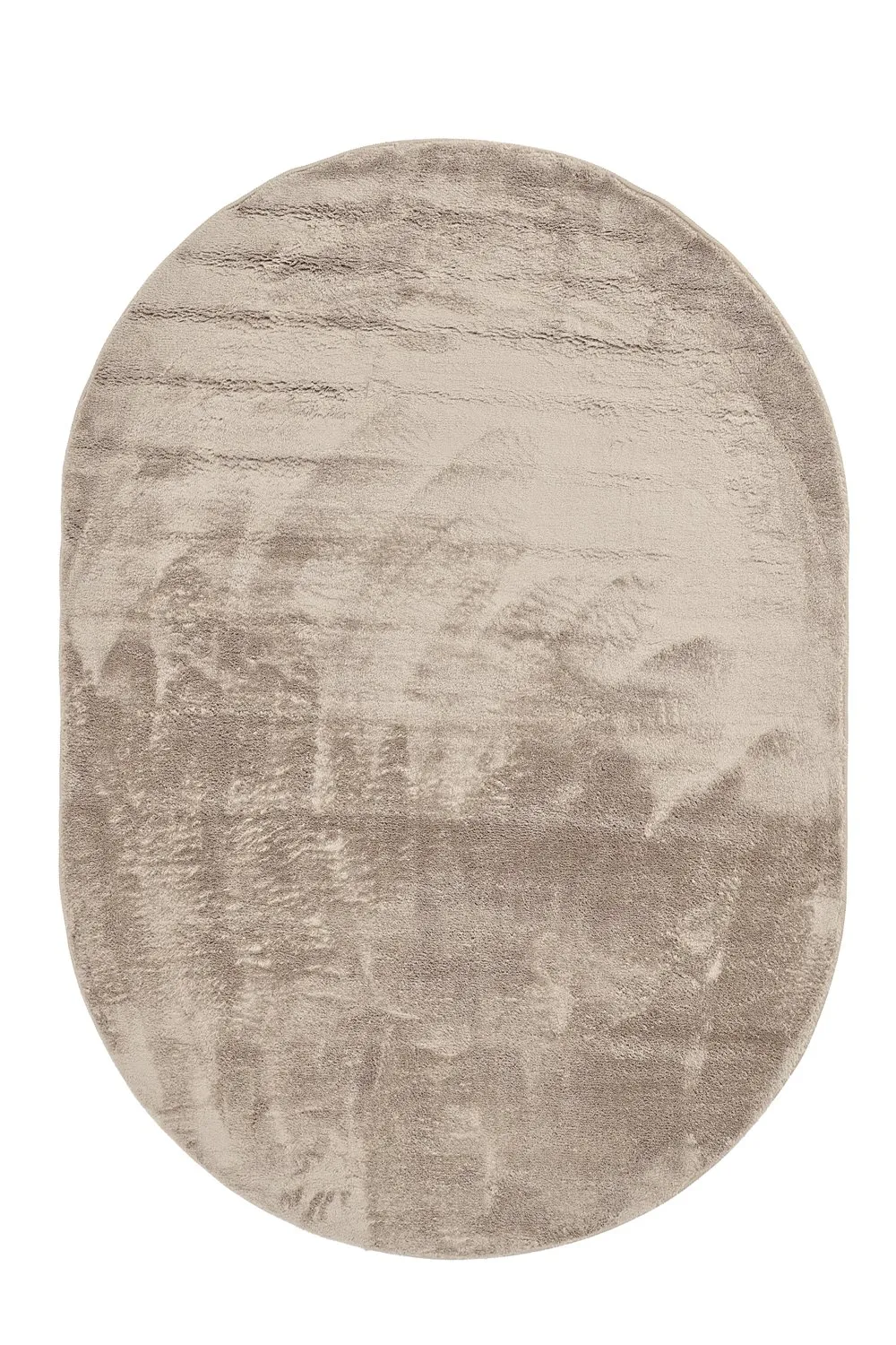 Tapete shaggy oval - Aranga Super Soft Fur (marrom)
