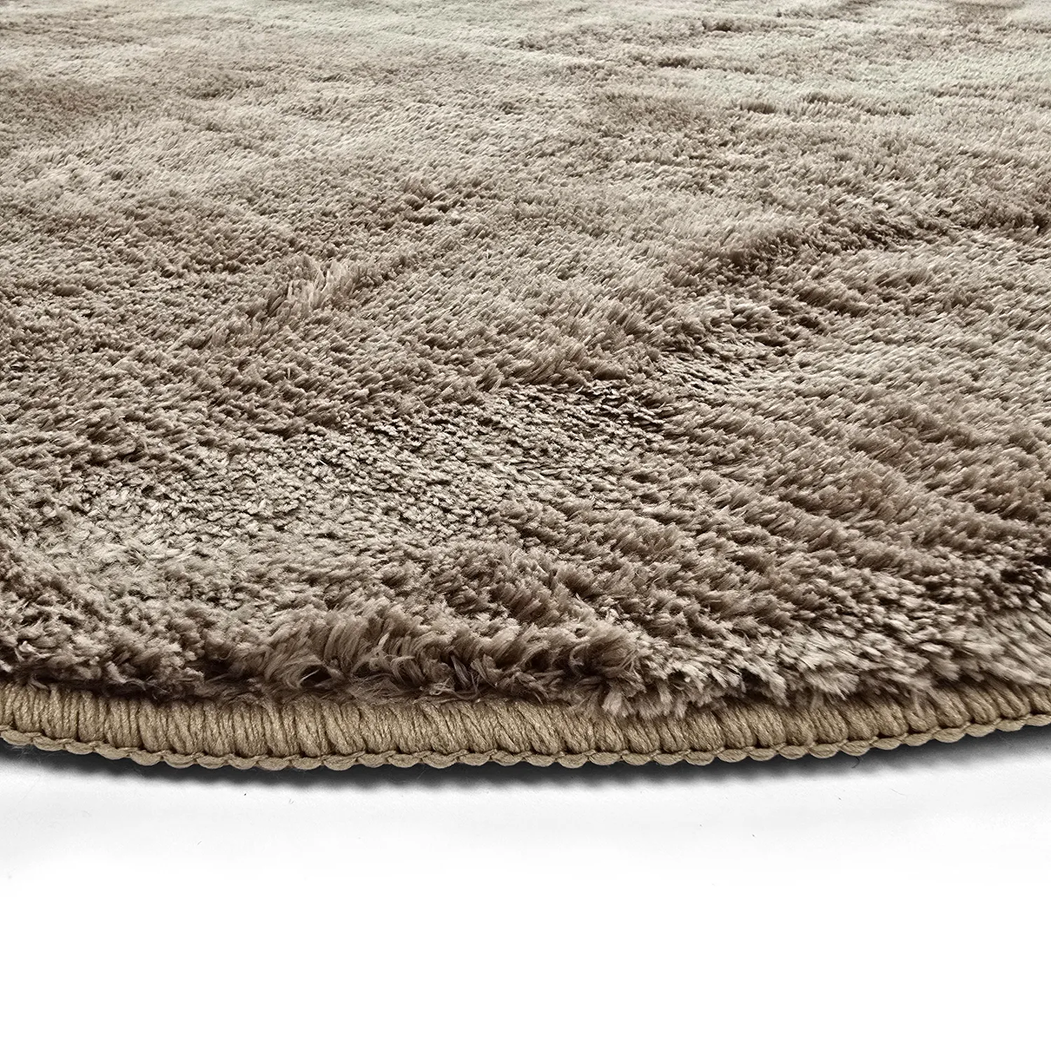 Tapete shaggy oval - Aranga Super Soft Fur (marrom)