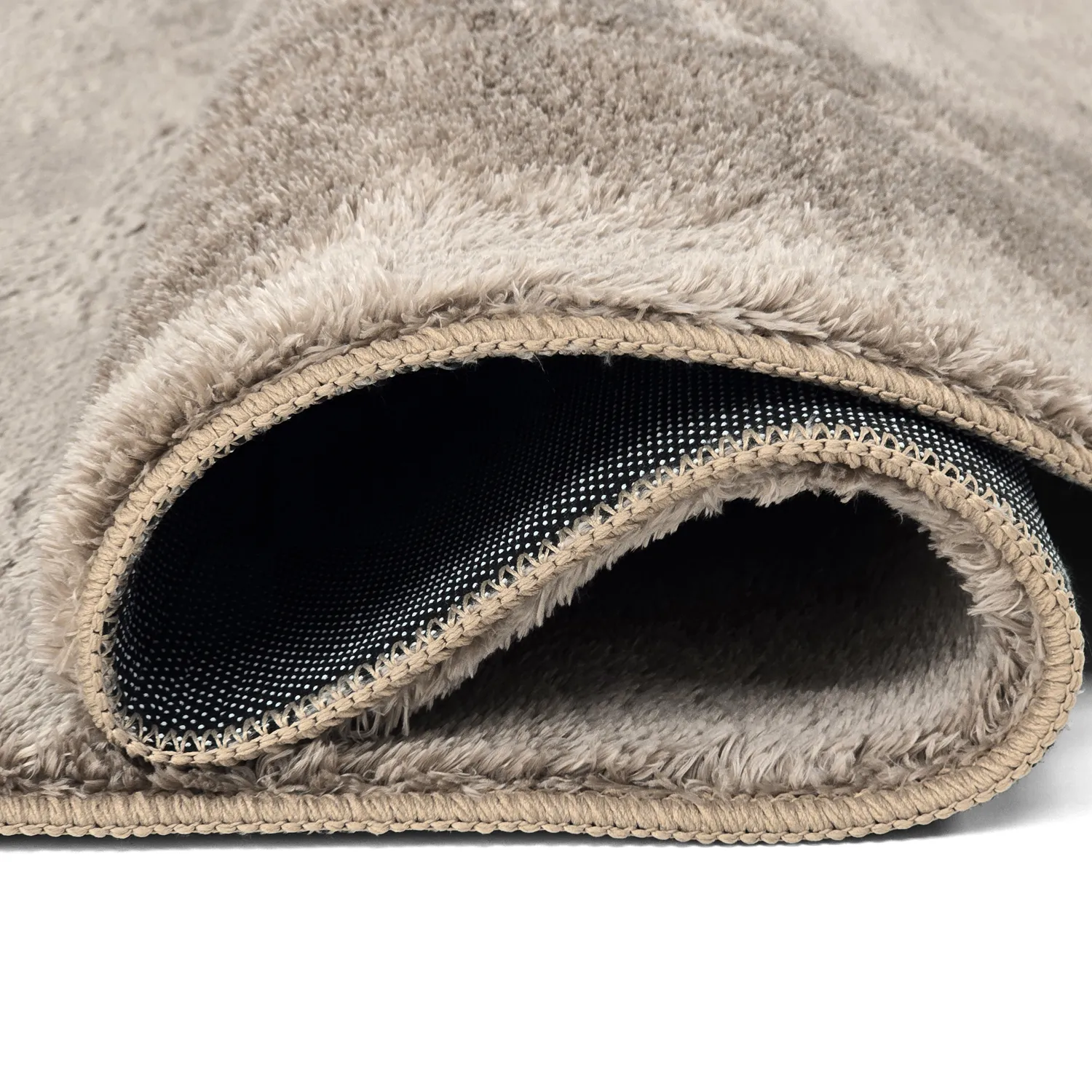 Tapete shaggy oval - Aranga Super Soft Fur (marrom)